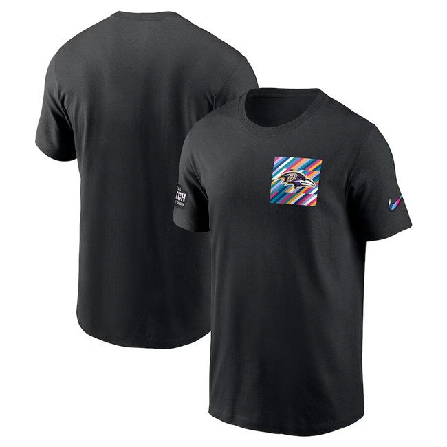 Men's Baltimore Ravens Black 2023 Crucial Catch Sideline Tri-Blend T-Shirt Men's Baltimore Ravens Black 2023 Crucial Catch Sideline Tri-Blend T-Shirt